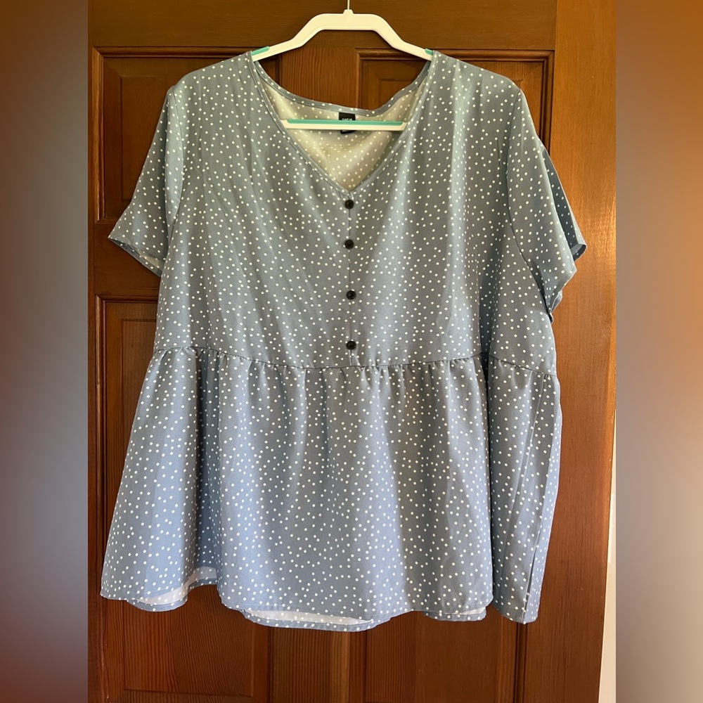 Dusty blue top